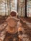Preview: Walkweste mit spitzer Kapuze und Bommel